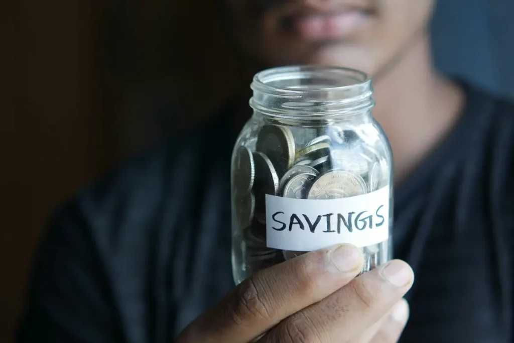 Cash in jar, representing Cash ISA
